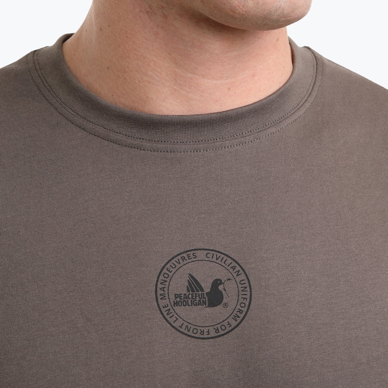 Emblem T-Shirt Tarmac Grey