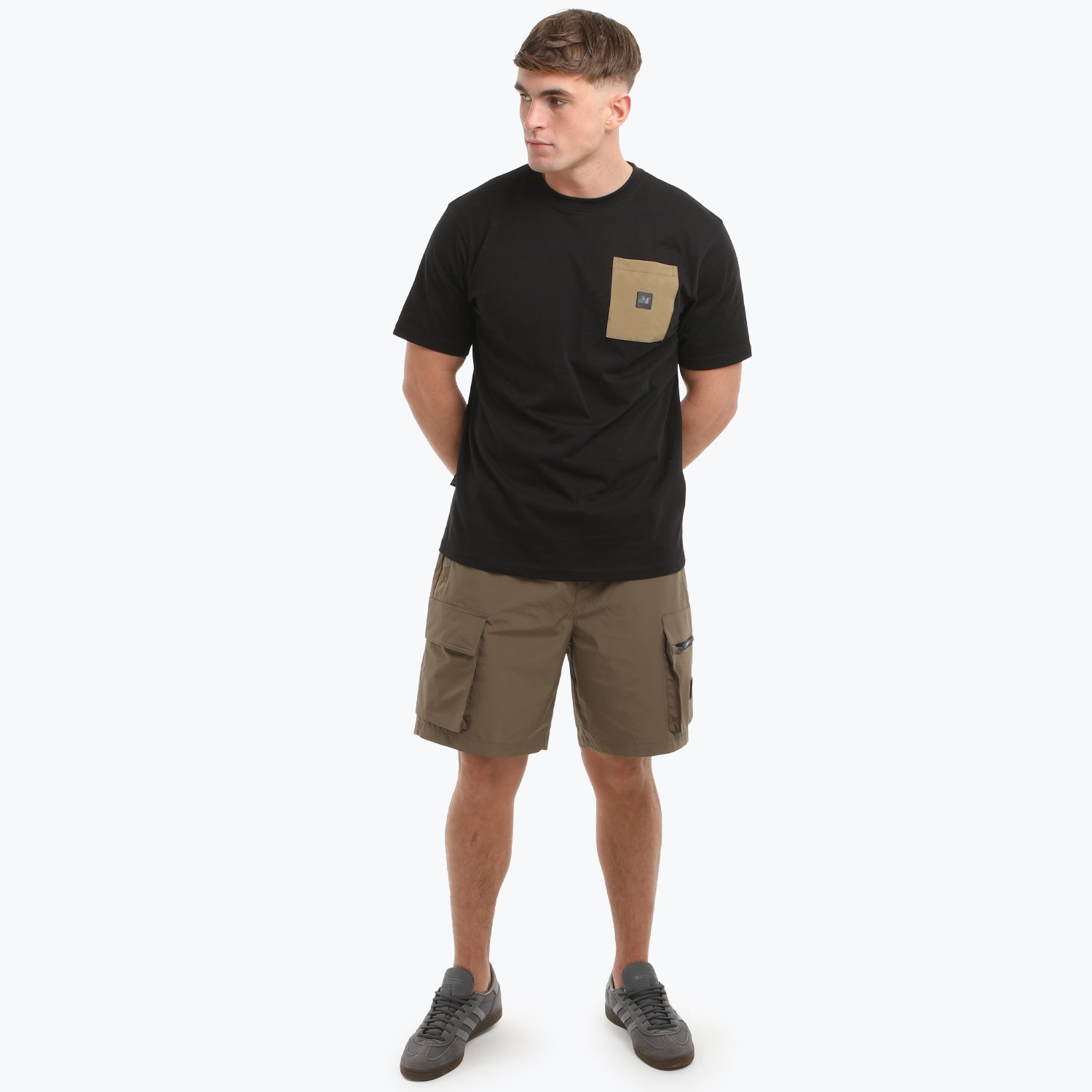 Flint T-Shirt Black / Mushroom