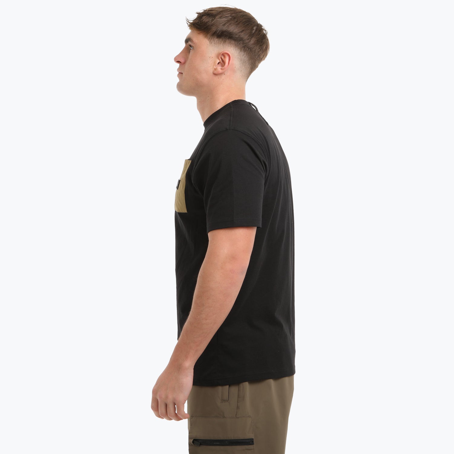 Flint T-Shirt Black / Mushroom