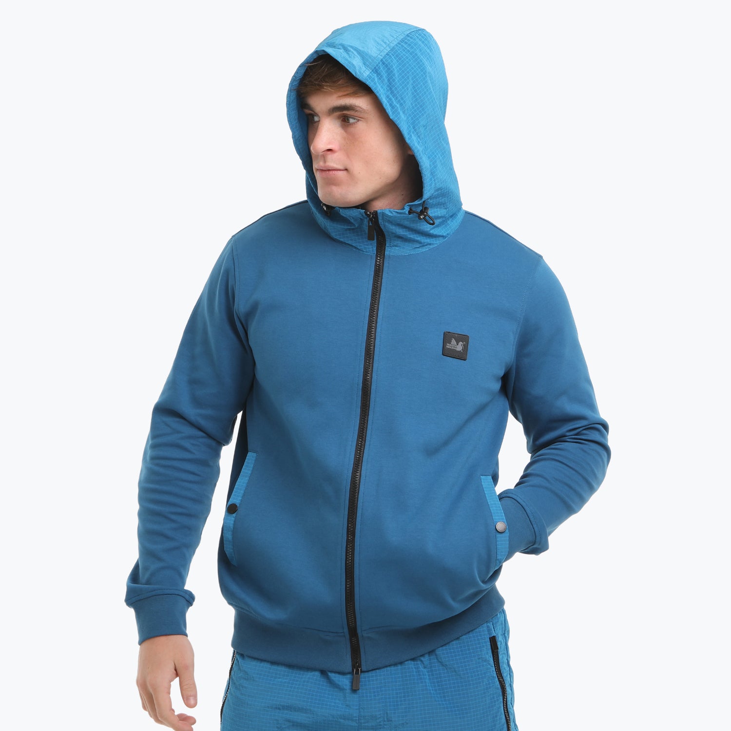 Layer Hoodie Volt Blue
