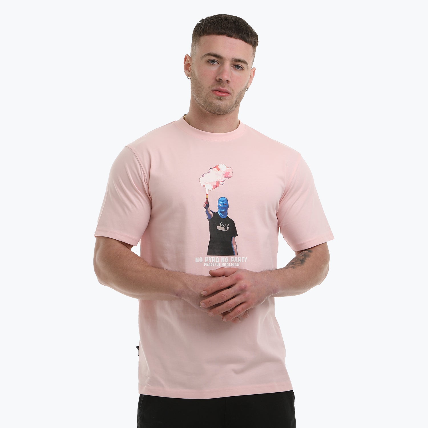 No Pyro No Party Pale Pink