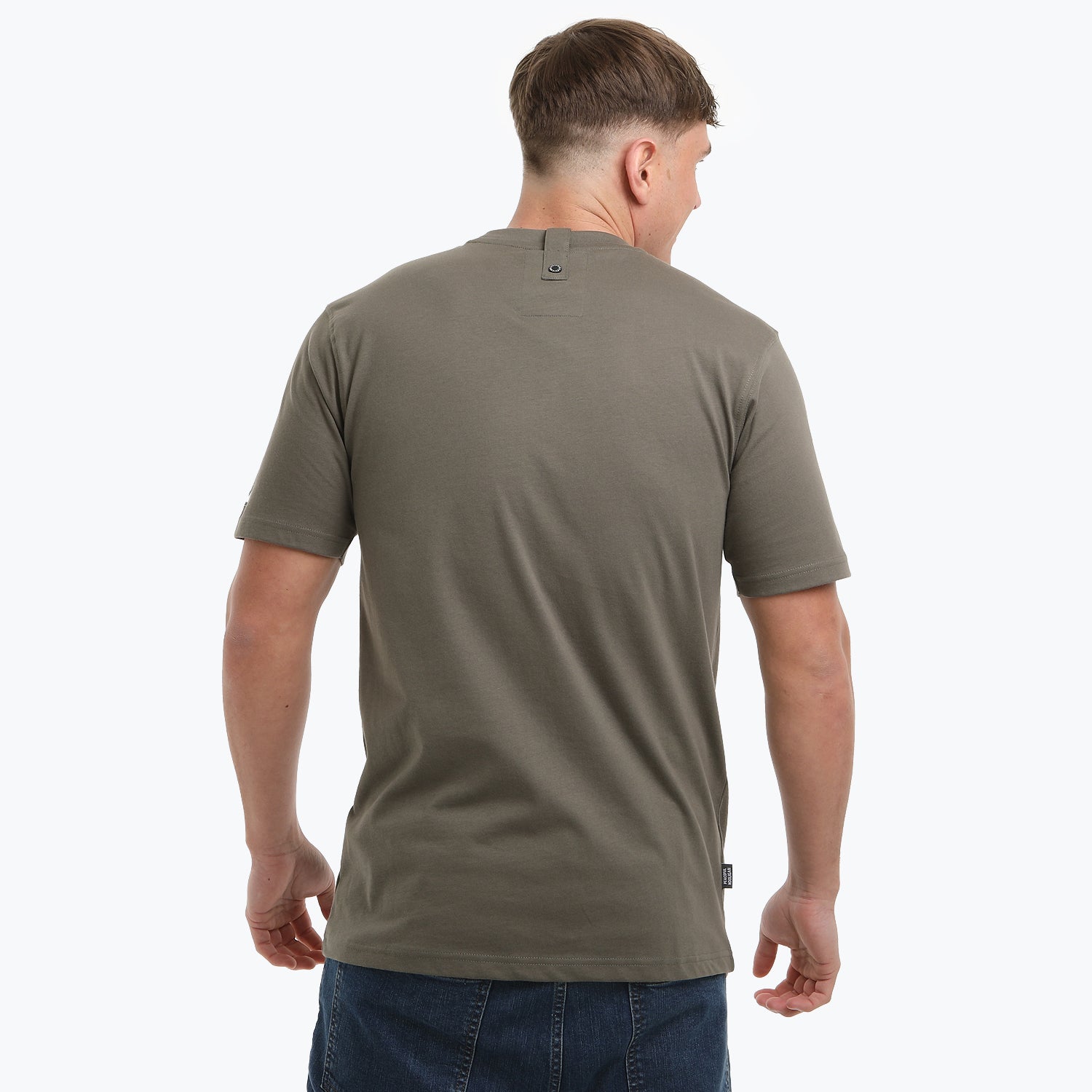 Outline T-Shirt Dusky Olive