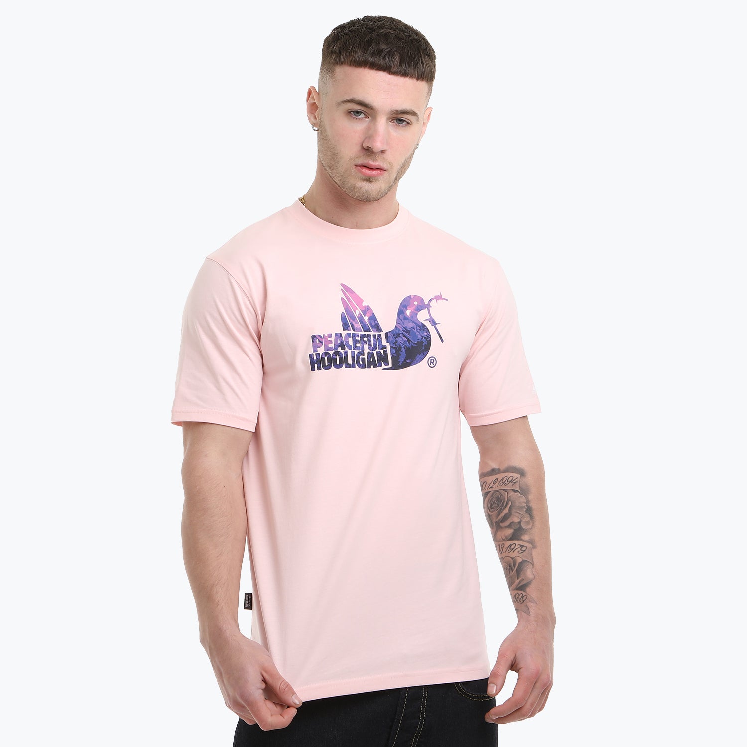 Pyro Dove T-Shirt Pale Pink