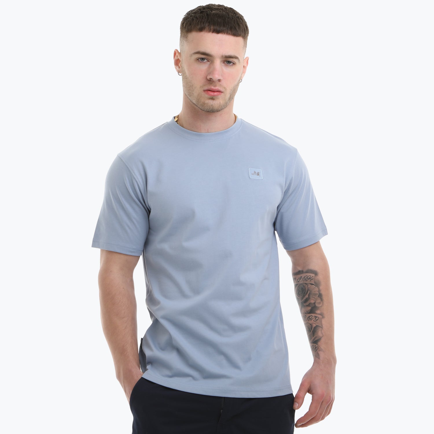 Upstart T-Shirt Rain Blue