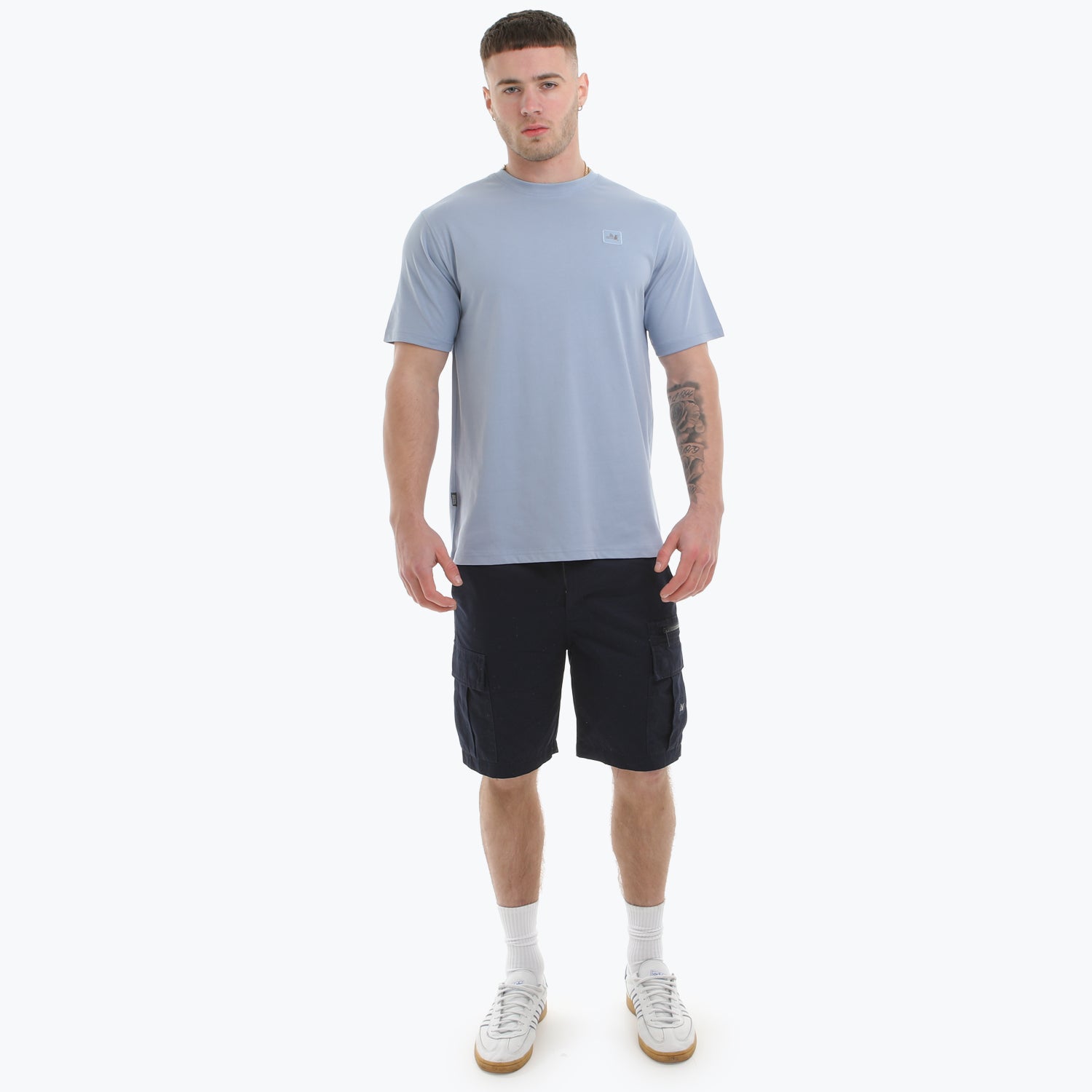 Upstart T-Shirt Rain Blue