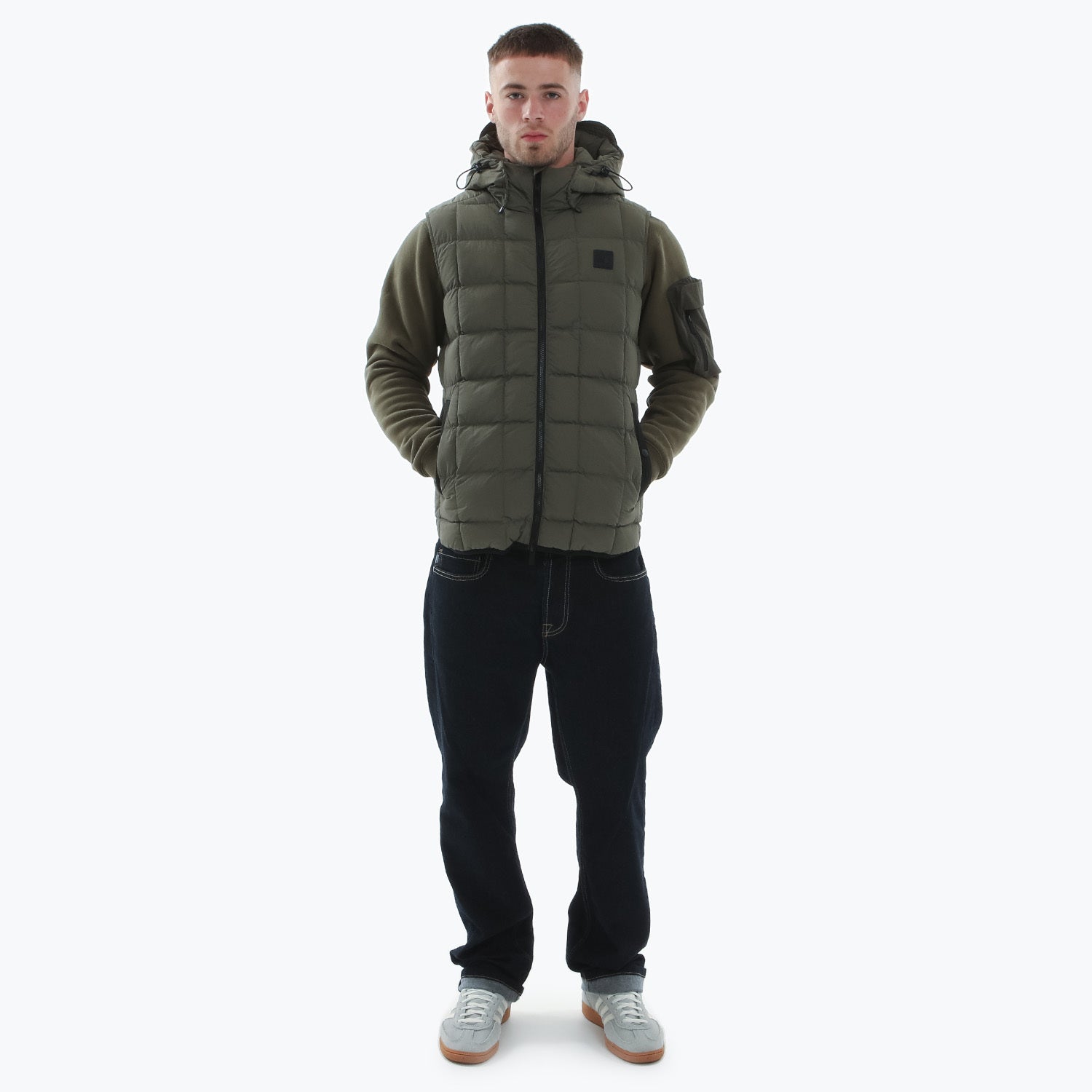 Olive Night Gilet KHAKI - Peaceful Hooligan 