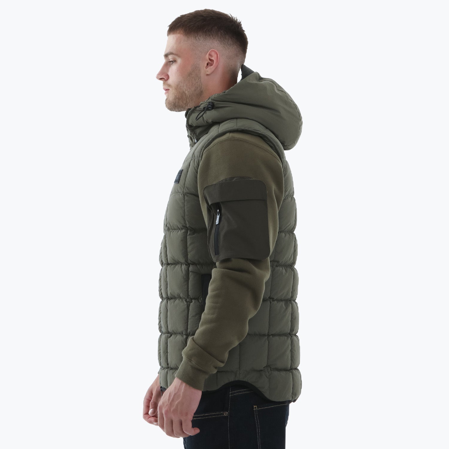 Olive Night Gilet KHAKI - Peaceful Hooligan 