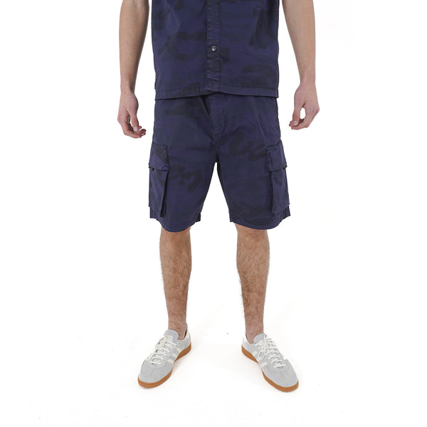 Pincher Shorts Navy Camo - Peaceful Hooligan 