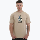Man Marking T-Shirt Stone