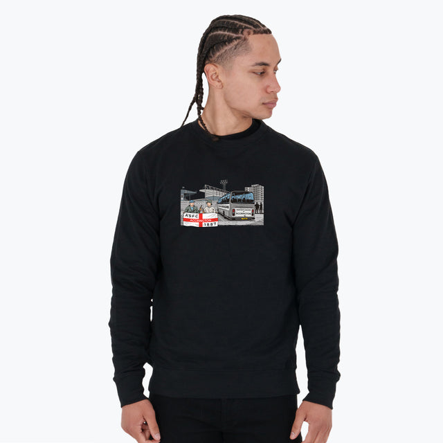 Accrington Awaydays Sweatshirt Black