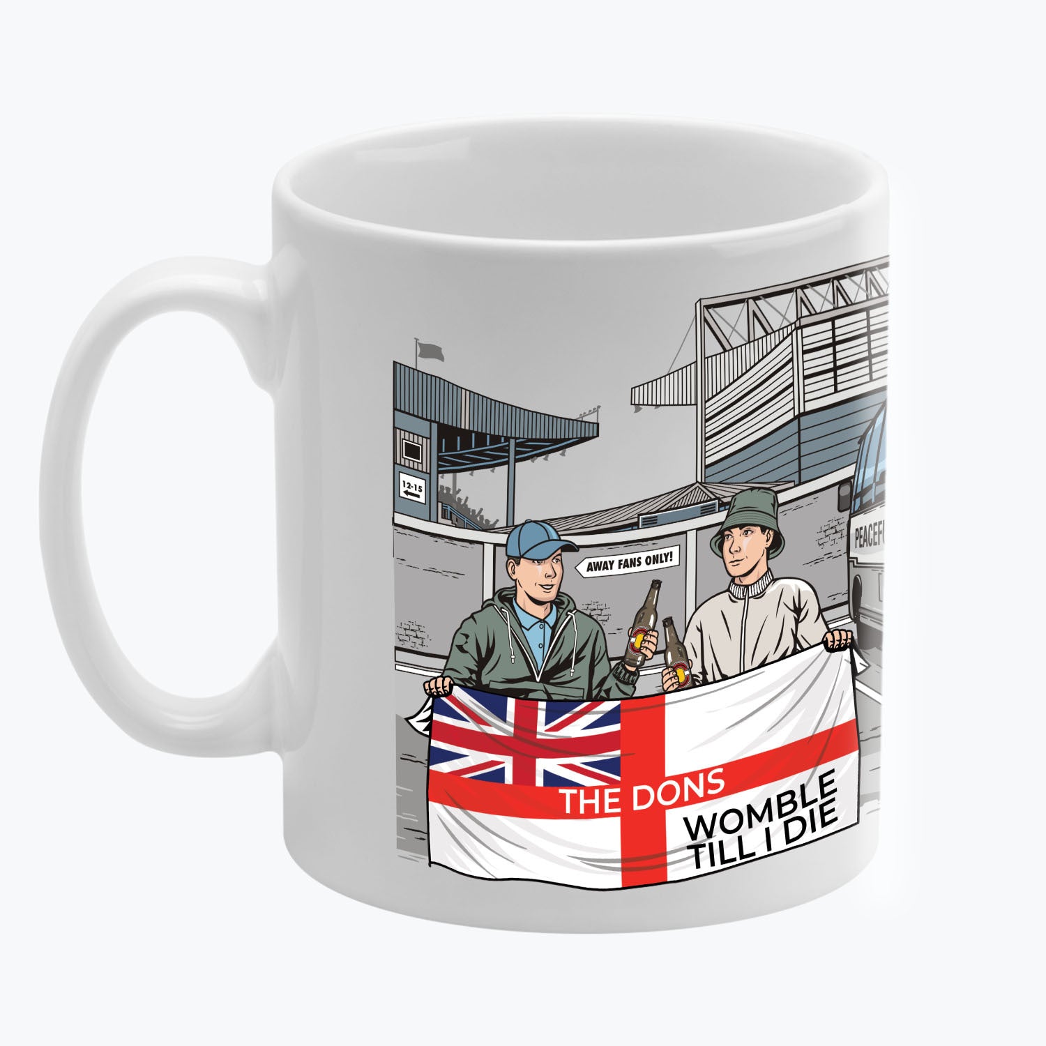 The Dons Awaydays Mug White