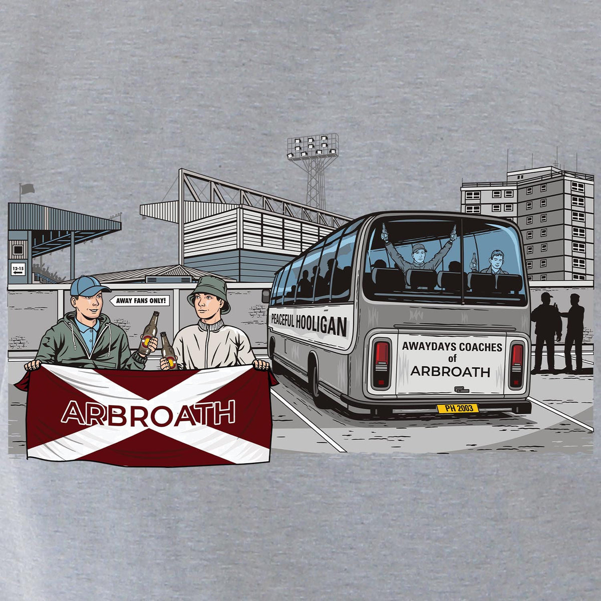 PODAWAYDAYSARBROATHATHLOTHHODMGRYBUND_Marl_Grey_Arbroath_Awaydays_2