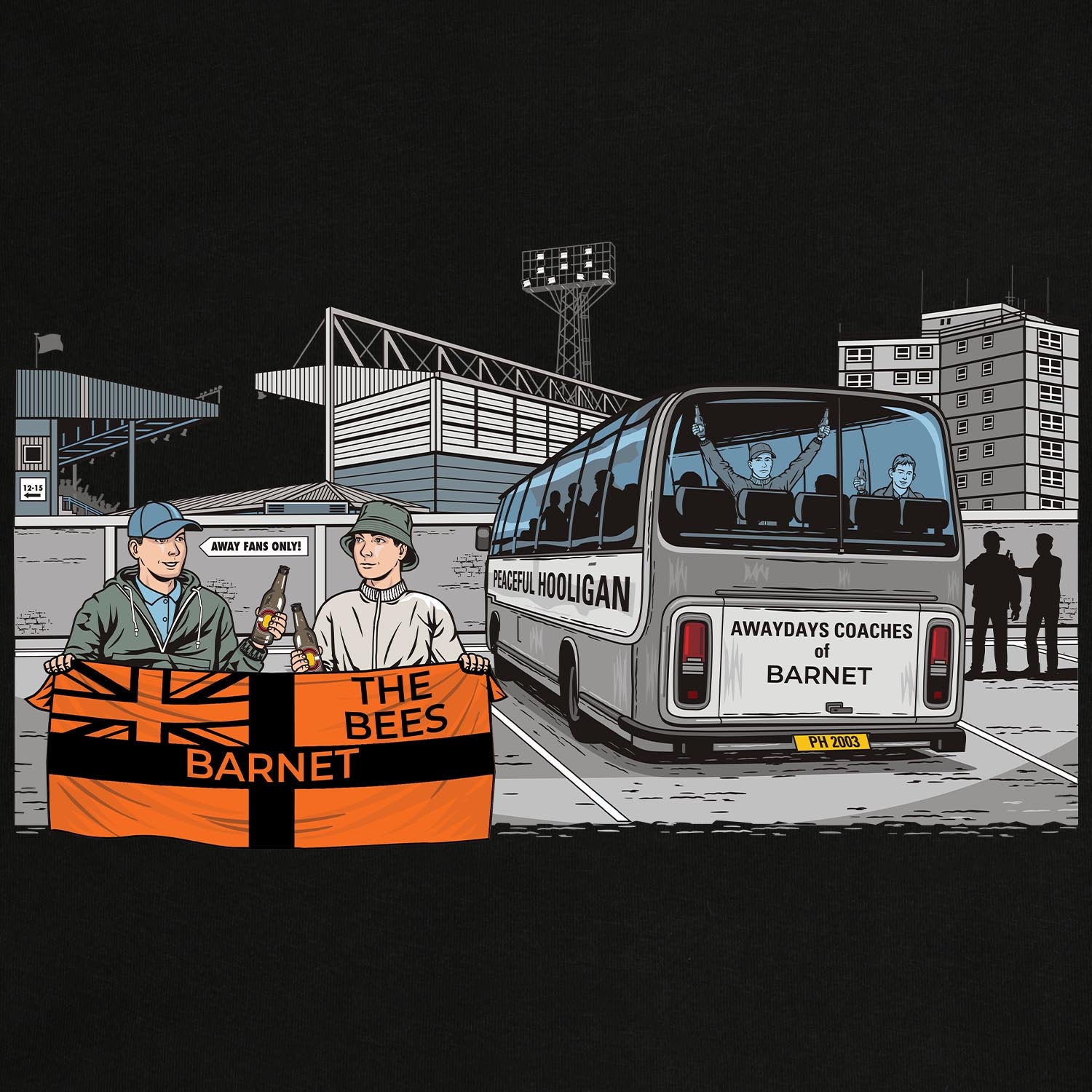 PODAWAYDAYSBARNETATHLOTHHODBLKBUND_Black_Barnet_Awaydays_2