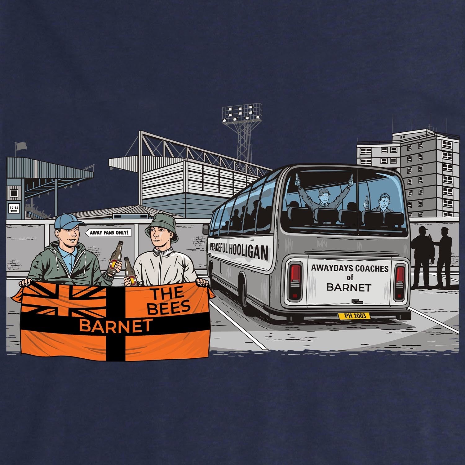 PODAWAYDAYSBARNETATHLOTHHODNVYBUND_Navy_Barnet_Awaydays_2