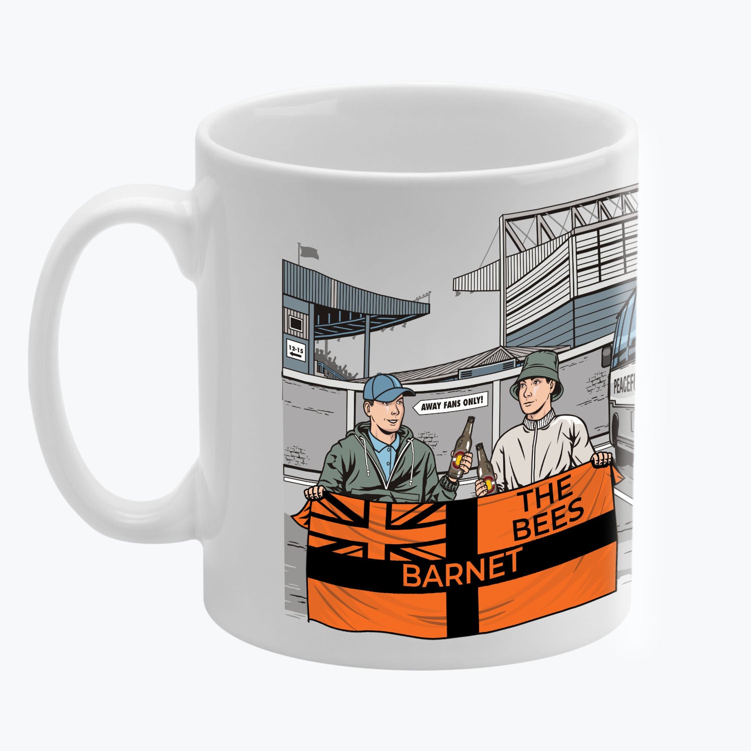 Barnet Awaydays Mug White