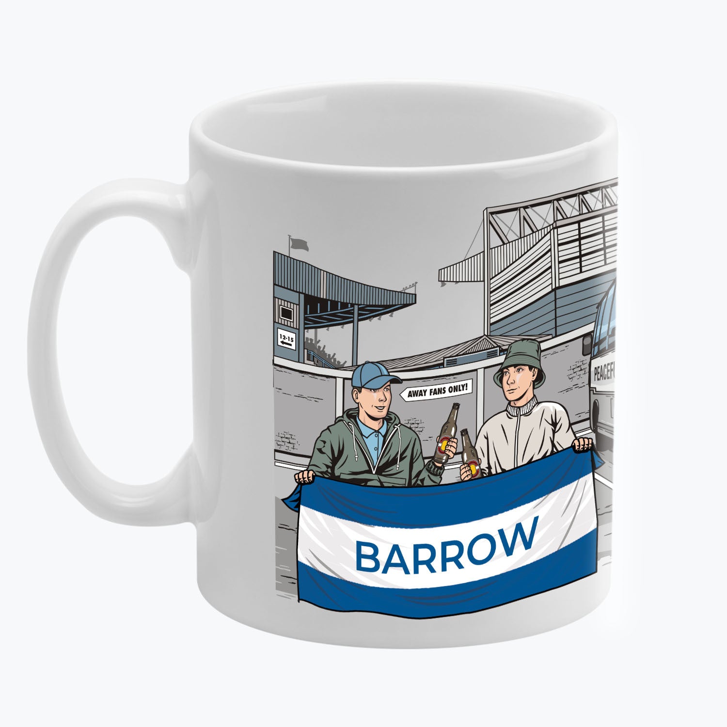 Barrow Awaydays Mug White