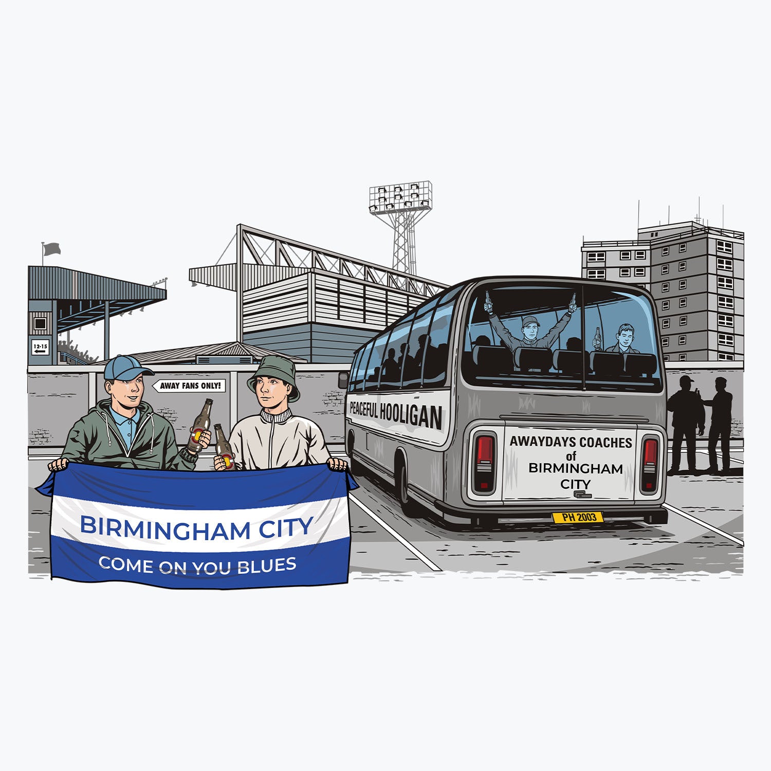 Birmingham City Awaydays Mug White