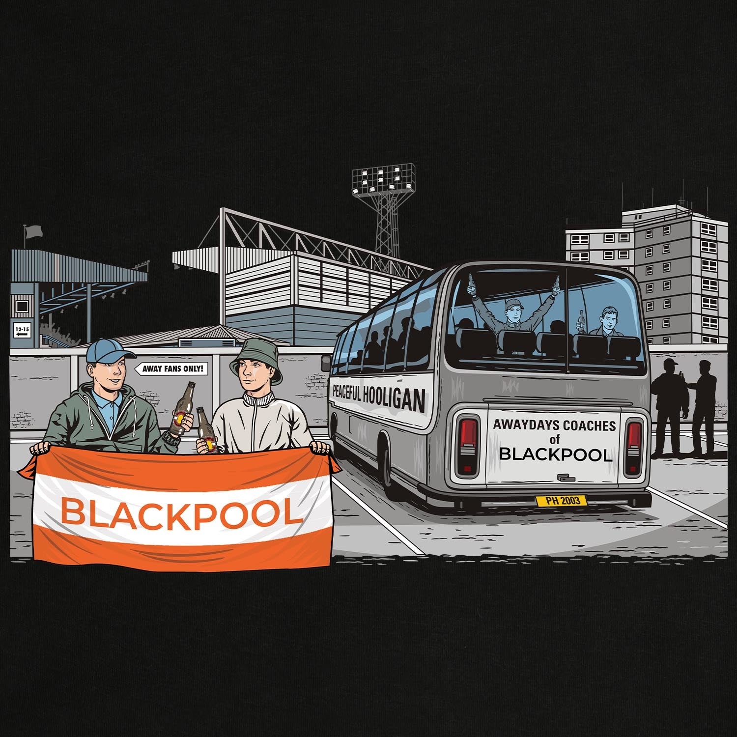 PODAWAYDAYSBLACKPATHLSWTBLKBUND_Black_Blackpool_FC_Awaydays_2