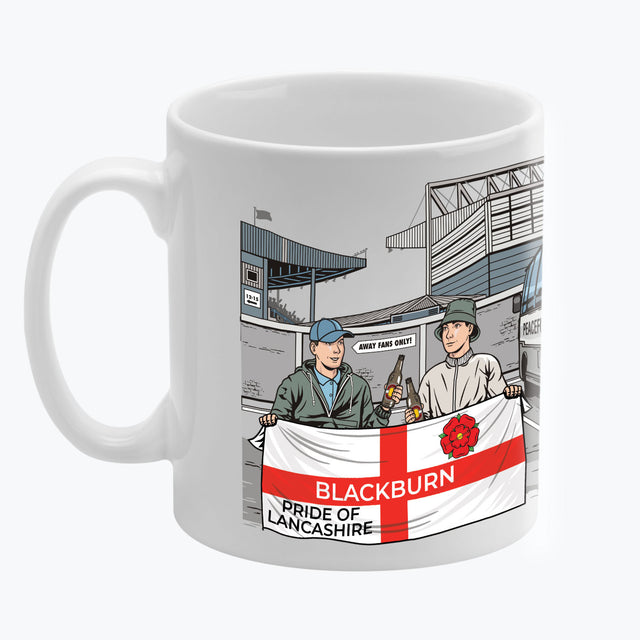 Blackburn Awaydays Mug White