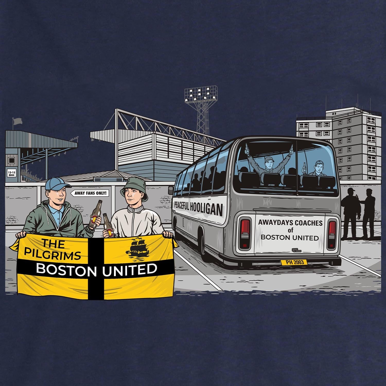 Boston United Awaydays Hoodie
