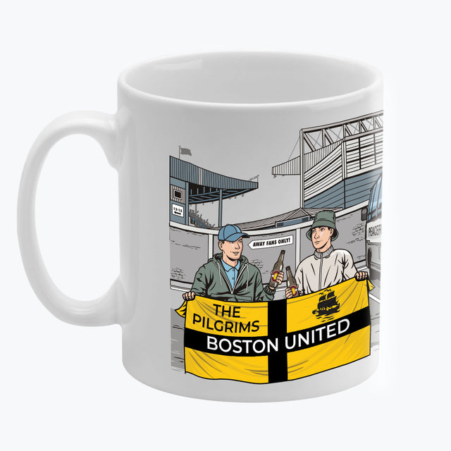Boston United Awaydays Mug White