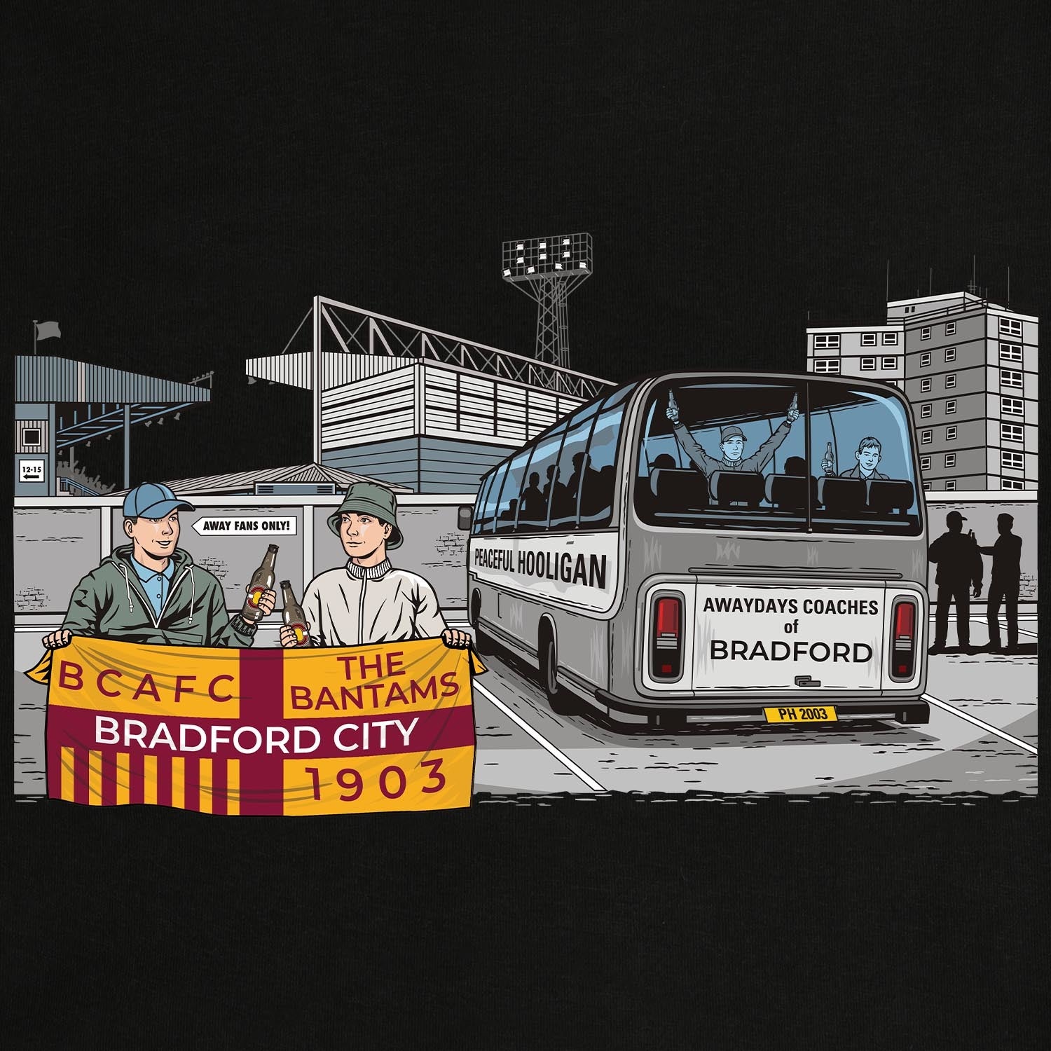 PODAWAYDAYSBRDFORDCITATLSWTBLKBUND_Black_Bradford_City_Awaydays_2