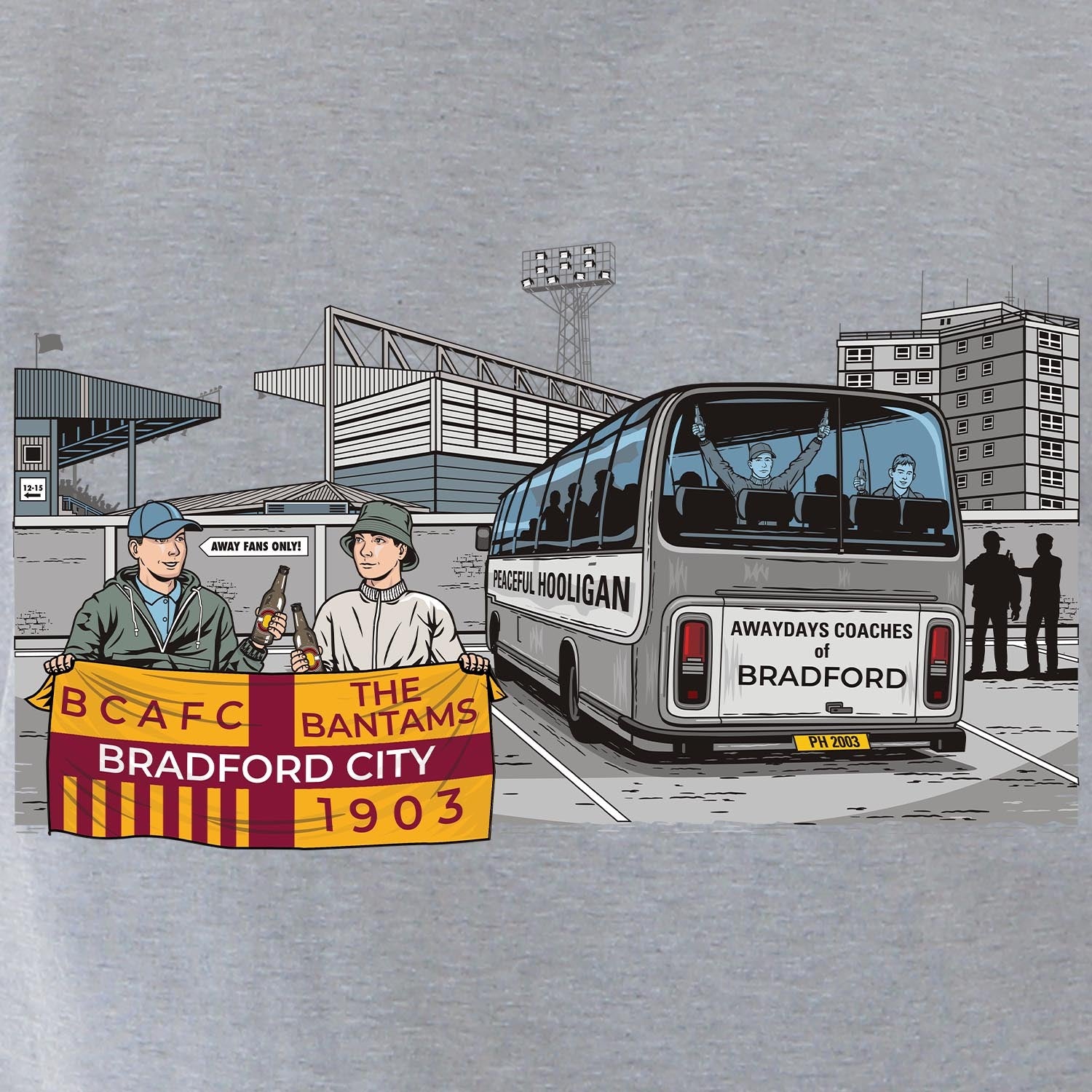 Bradford City Awaydays Sweatshirt