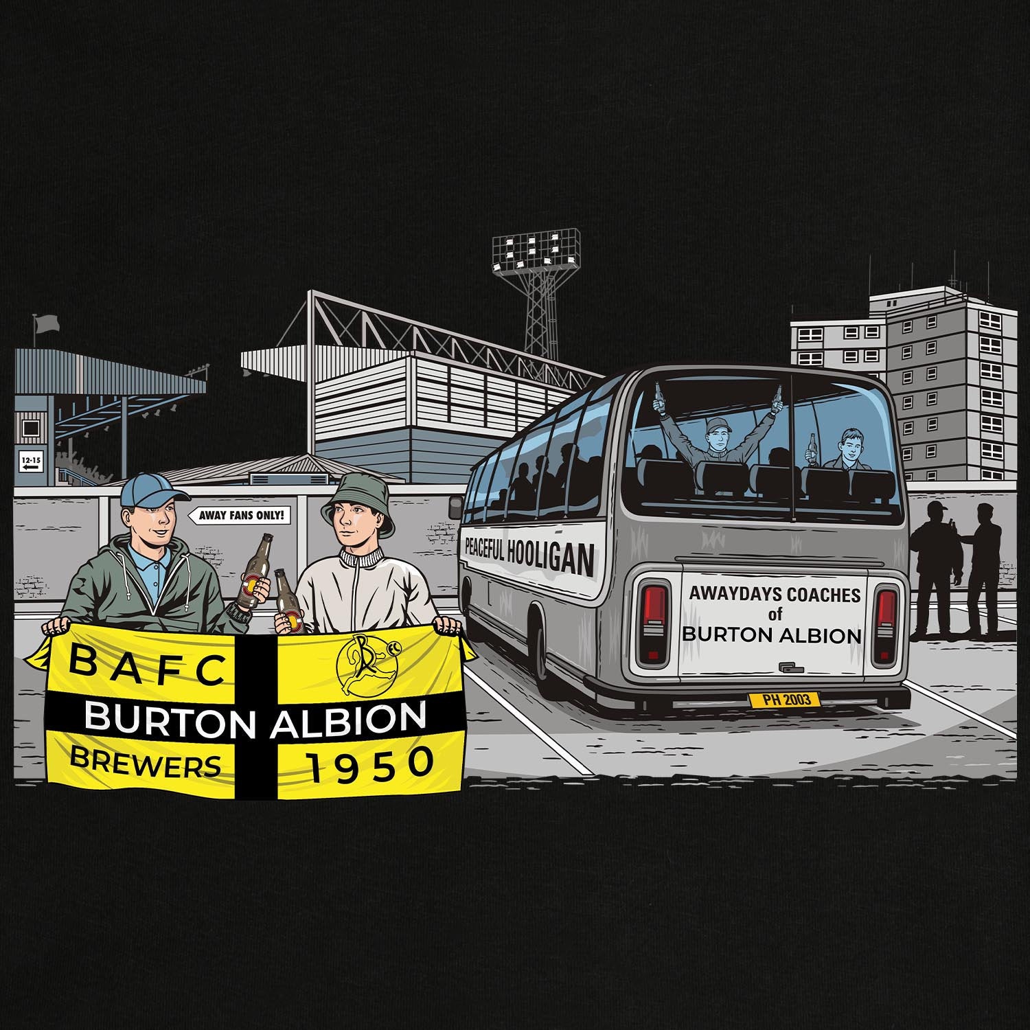 PODAWAYDAYSBURTALBATHLOTHHODBLKBUND_Black_Burton_Albion_Awaydays_2