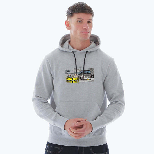 Burton Albion Awaydays Hoodie Marl Grey