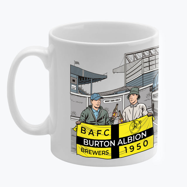 Burton Albion Awaydays Mug White