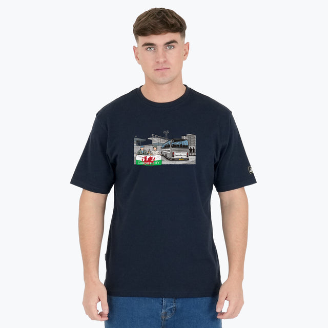 Cardiff City Awaydays T-Shirt Navy