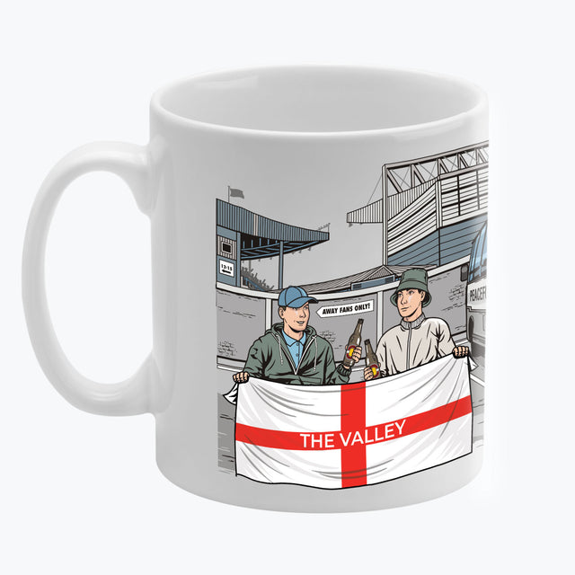 Charlton Athletic Awaydays Mug White