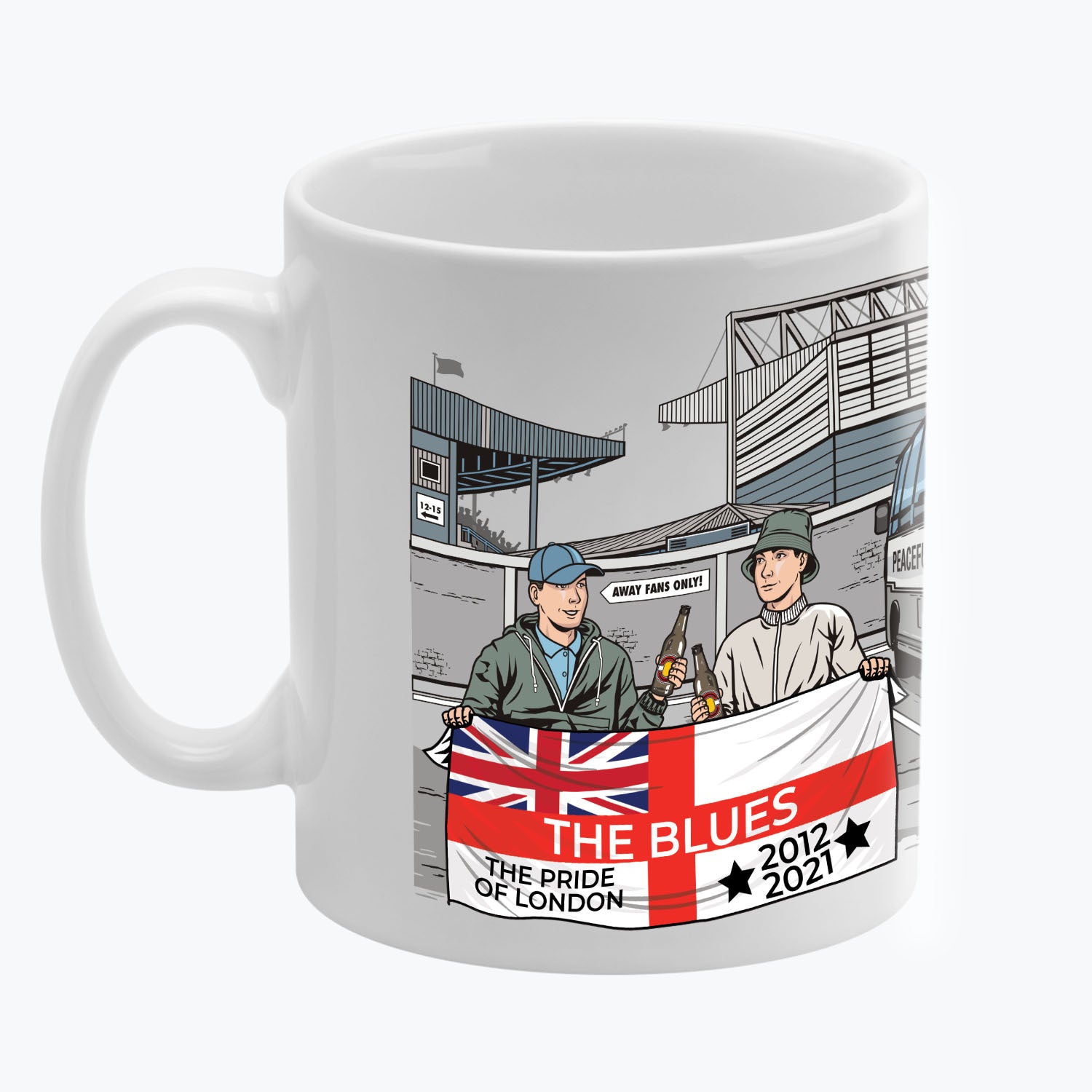 The Blues Awaydays Mug White