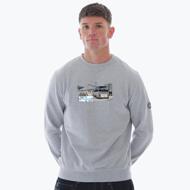 Coventry City Awaydays Sweatshirt Marl Grey