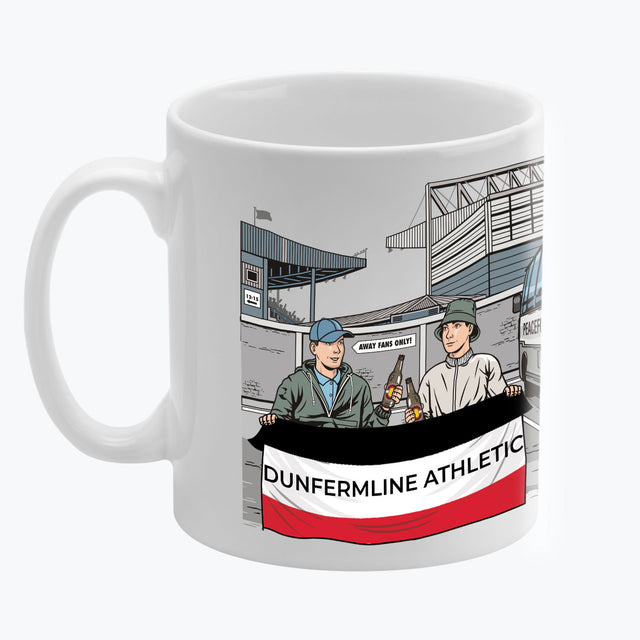 Dunfermline Athletic Awaydays Mug White