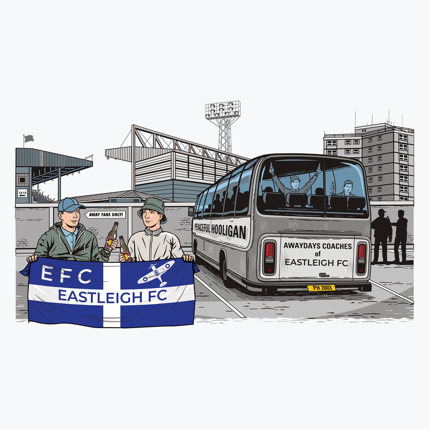 Eastleigh Awaydays Mug White