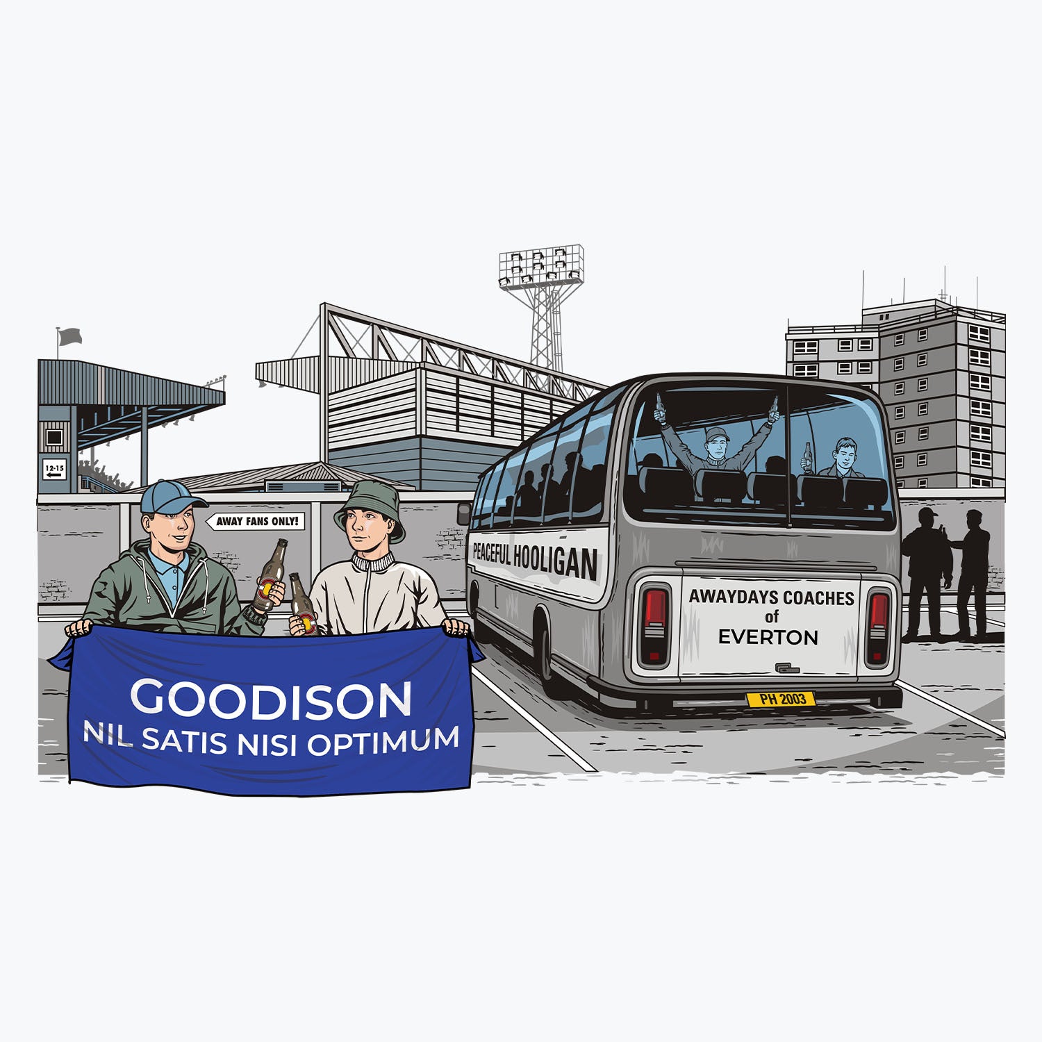 Goodison Awaydays Mug White