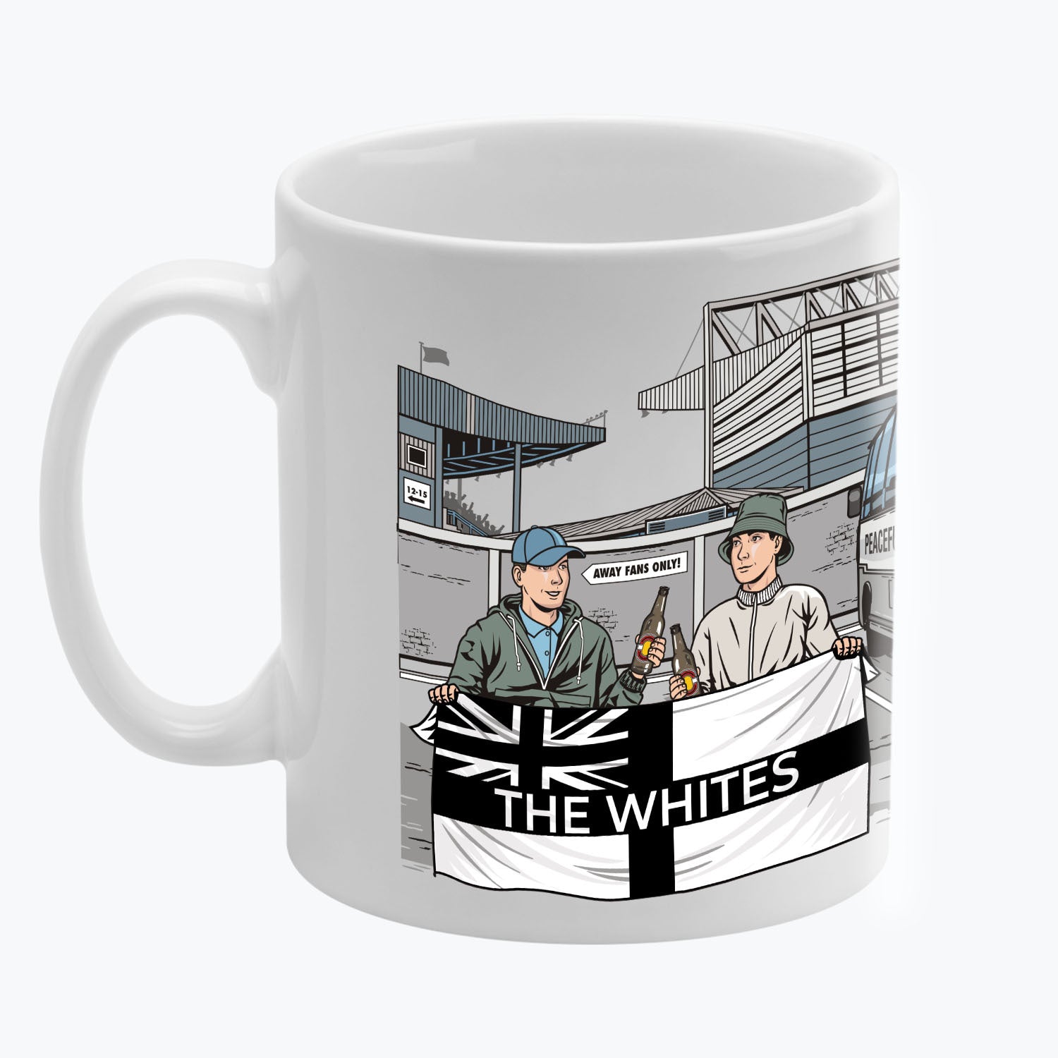 The Whites Awaydays Mug White