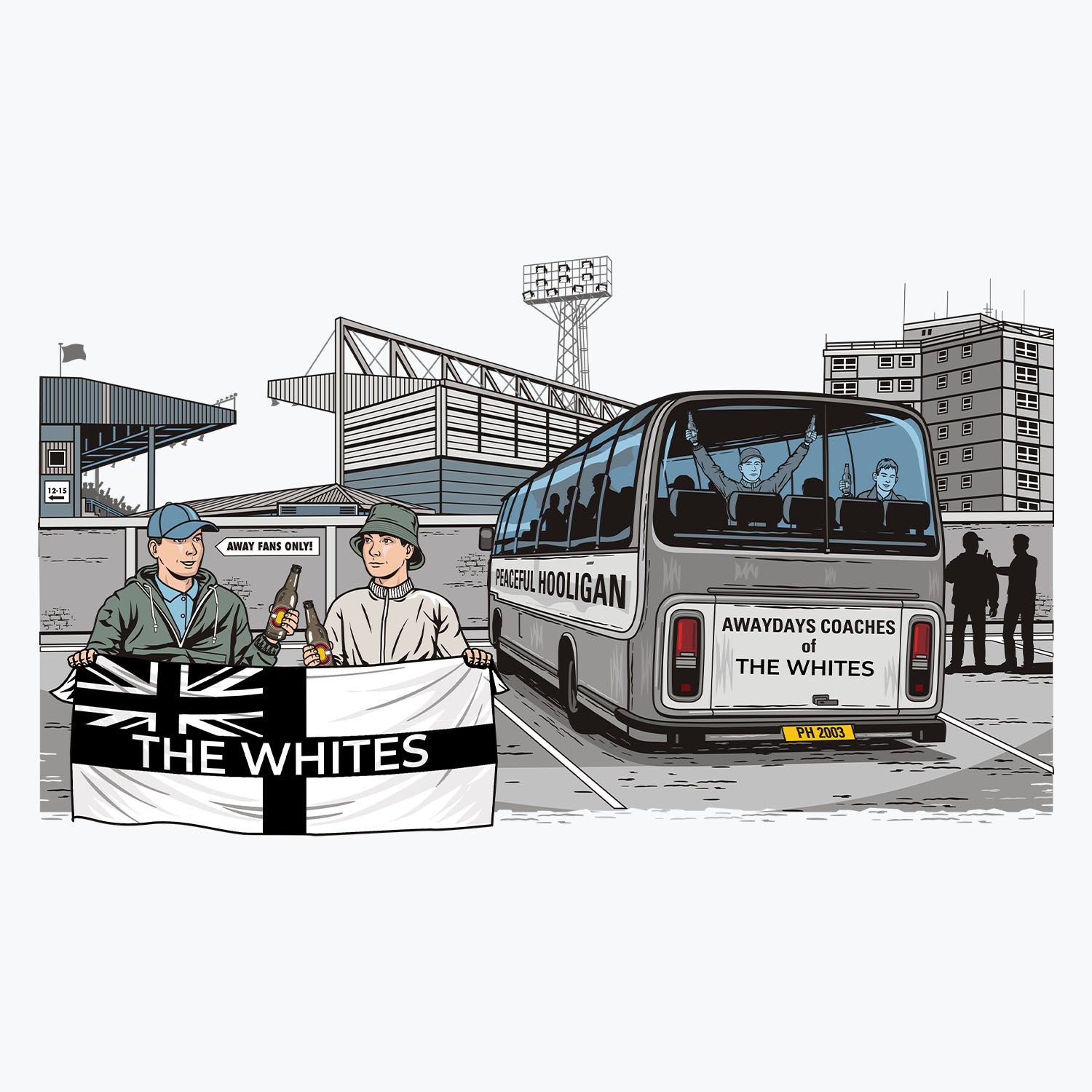 The Whites Awaydays Mug White