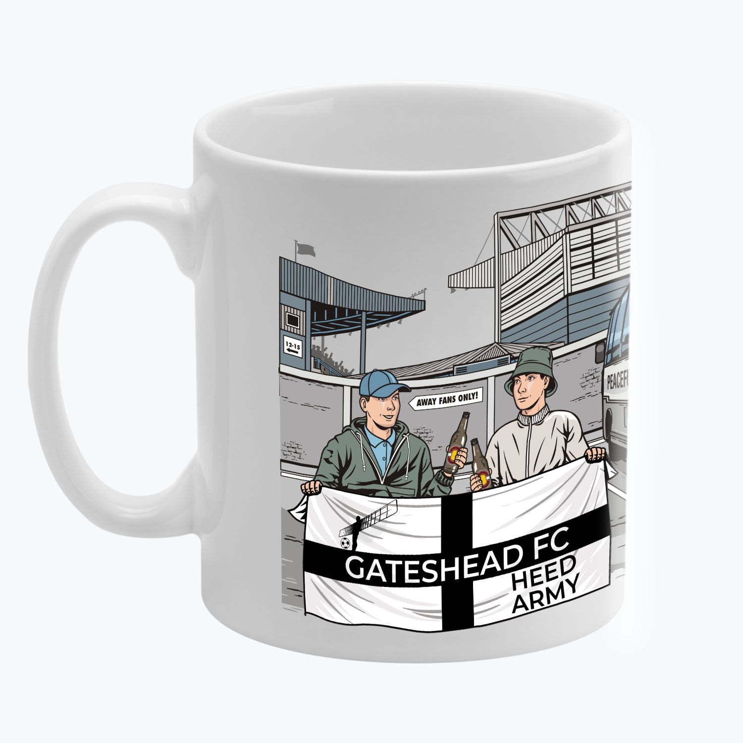 Gateshead Awaydays Mug White