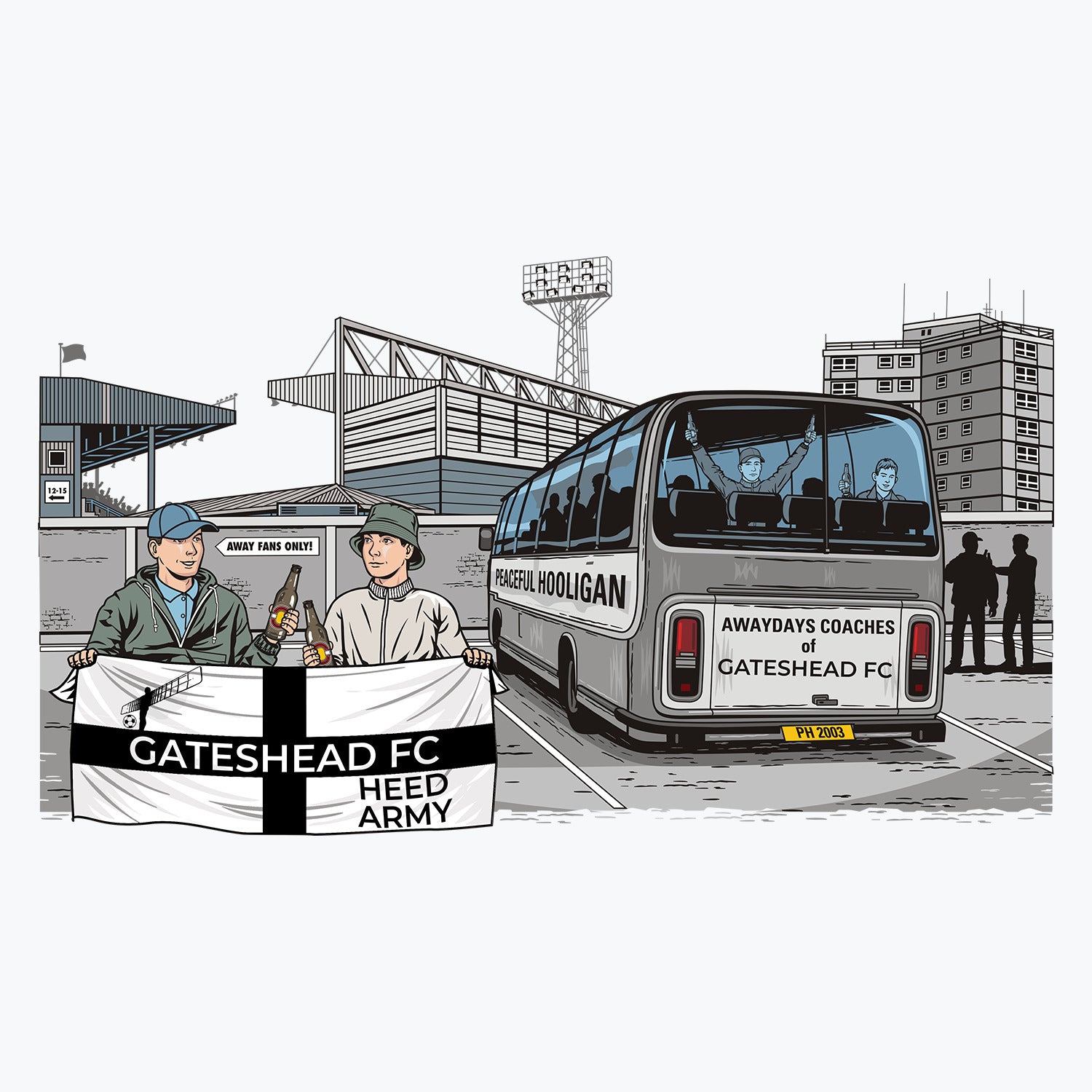 Gateshead Awaydays Mug White