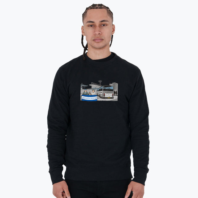 Greenock Morton Awaydays Sweatshirt Black