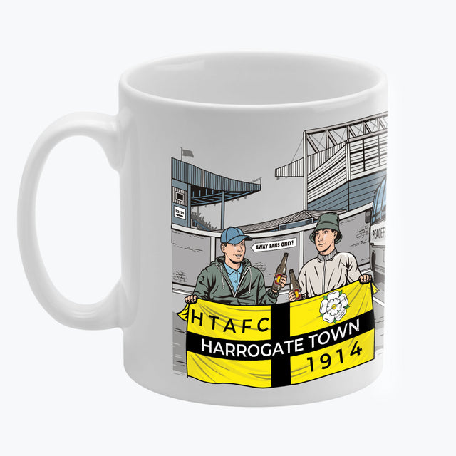 Harrogate Town Awaydays Mug White