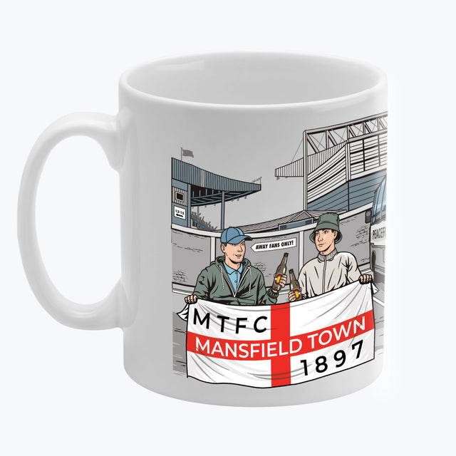 Mansfield Town Awaydays Mug White