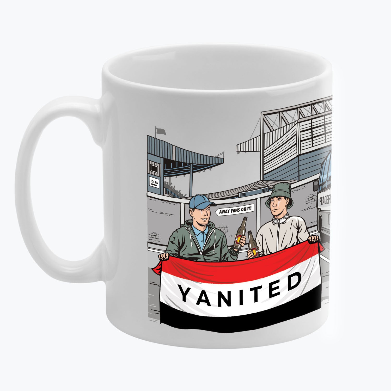 Yanited Awaydays Mug White