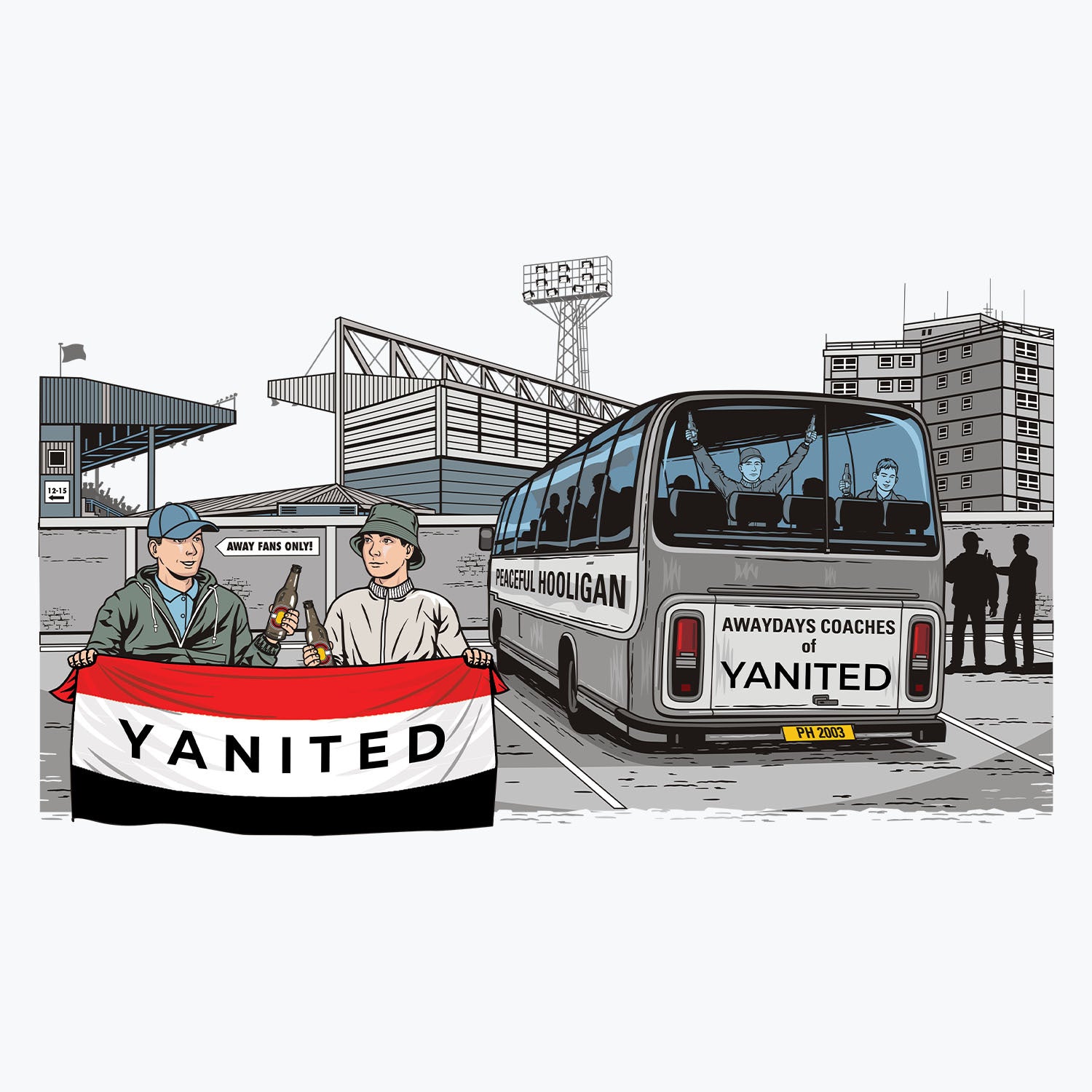 Yanited Awaydays Mug White