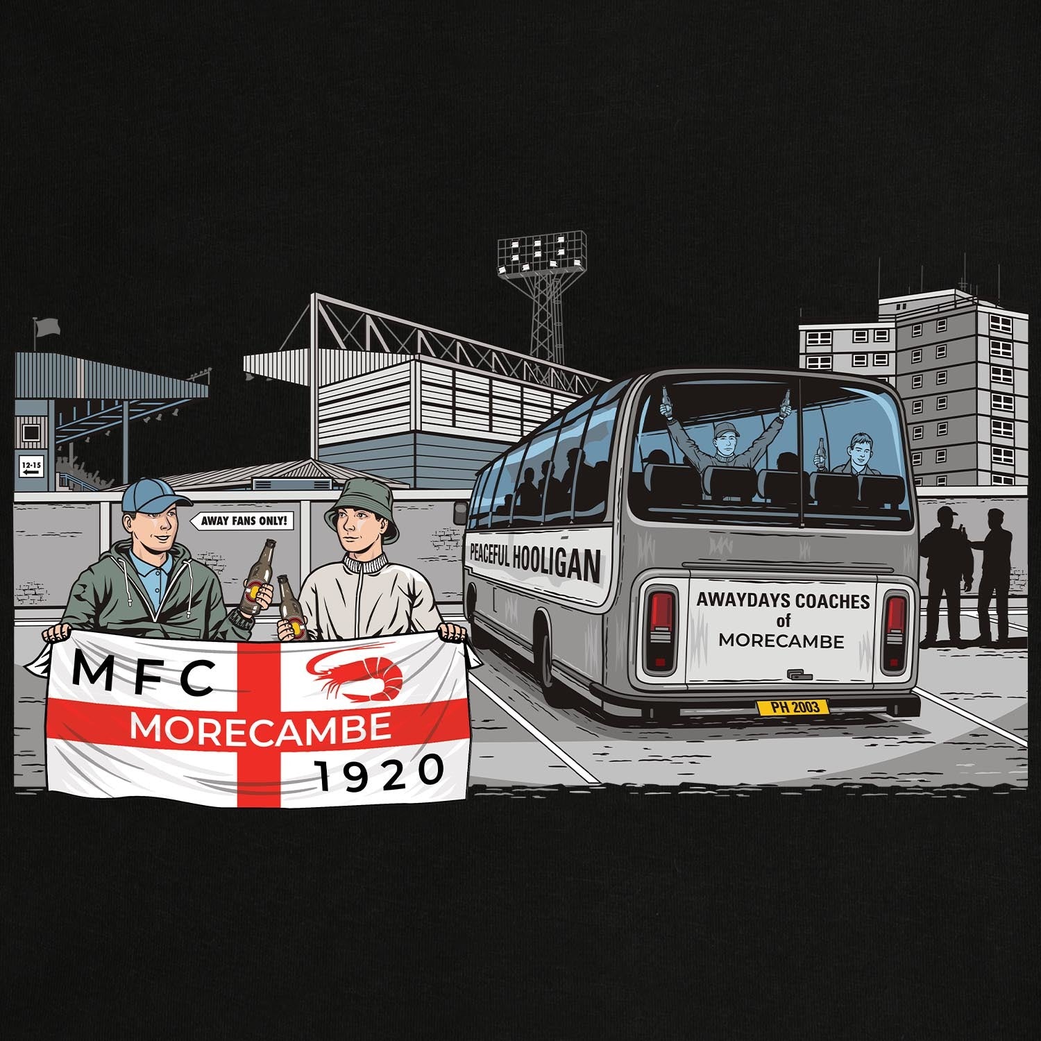 PODAWAYDAYSMORECAMBEATHLSWTBLKBUND_Black_Morecambe_Awaydays_2