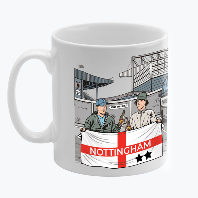 Nottingham Awaydays Mug White