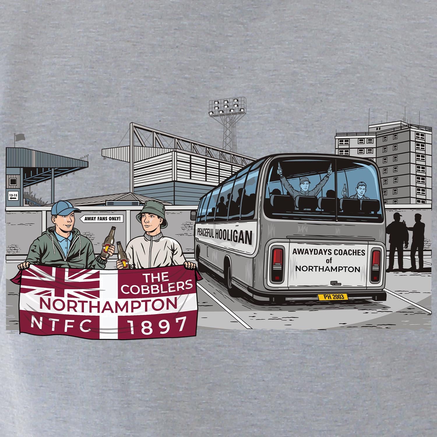 PODAWAYDAYSNRTHMPTWNATHLOTHHODMGRYBUND_Marl_Grey_Northampton_Awaydays_2