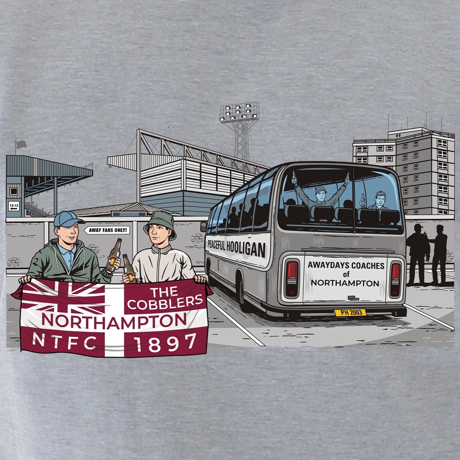 PODAWAYDAYSNRTHMPTWNATHLSWTMRLGREYBUND_Marl_Grey_Northampton_Awaydays_2